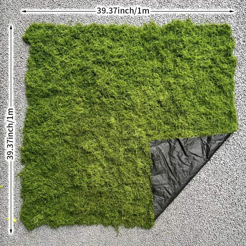 100cm*100cm Articiaifl moss carpet aquascape bionic turf fake moss micro-landscaping arrangement lawn bonsai potted plants pavem